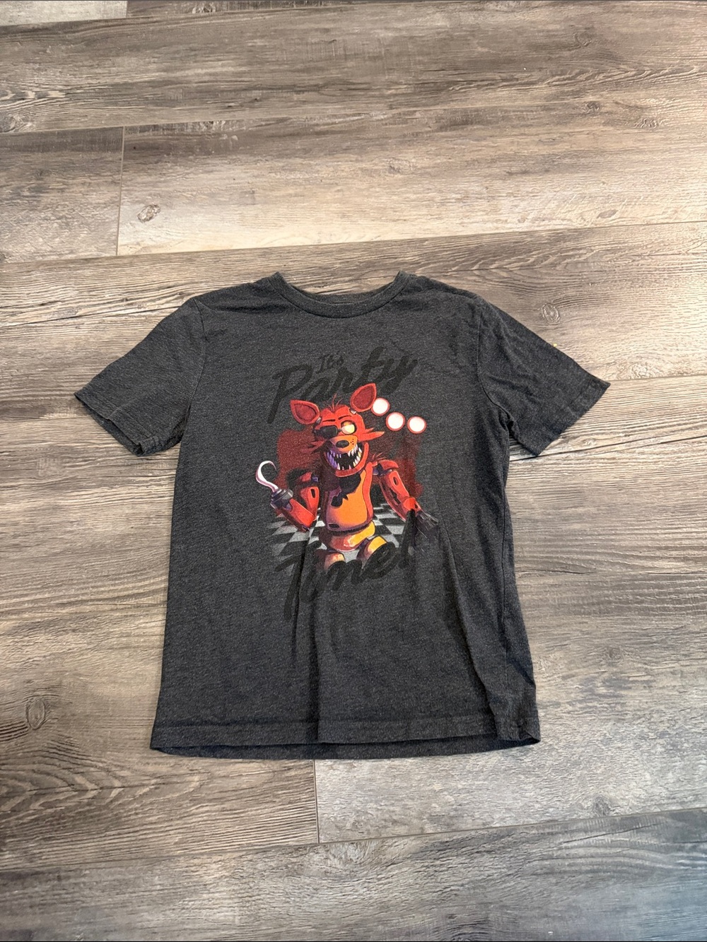 Five Night at Freddy’s Boys' Black Short Sleeve Graphic Tee